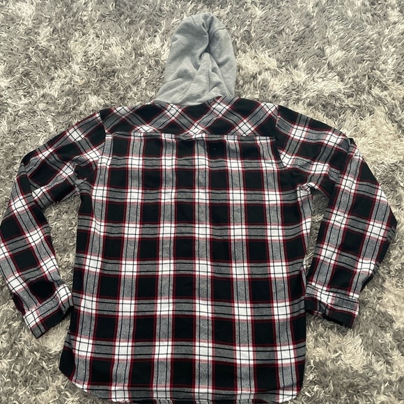 North West Mfg Hooded Long sleeve button up - Picture 4 of 9